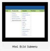Html Bild Submenu Glas Web Buttons