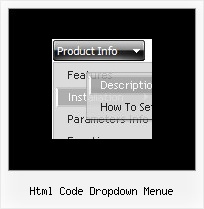 Html Code Dropdown Menue Vista Bar