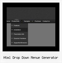 Html Drop Down Menue Generator Drop Down Menue Neues Fenster