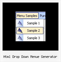 Html Drop Down Menue Generator Mac Menueleiste Fuer Vista