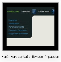 Html Horizontale Menues Anpassen Vertikale Dropdown
