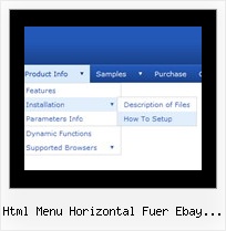 Html Menu Horizontal Fuer Ebay Auktion Popup Ohne Topmenu