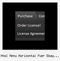 Html Menu Horizontal Fuer Ebay Auktion Menuegrafiken