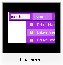 Html Menubar Animierte Web Buttons