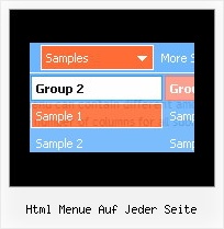 Html Menue Auf Jeder Seite Ausklappbares Menue Java