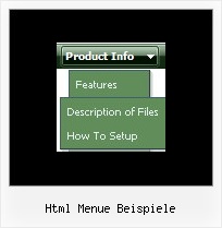 Html Menue Beispiele Css Menue List Click