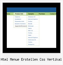 Html Menue Erstellen Css Vertikal Css Horizontal Menu Submenu