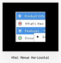 Html Menue Horizontal Html Download Button