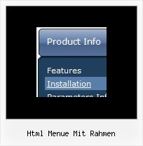 Html Menue Mit Rahmen Css Horizontal Menu Submenu