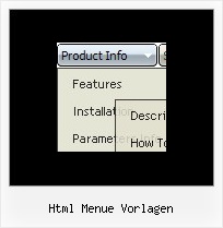 Html Menue Vorlagen Frontpage Popup Menue