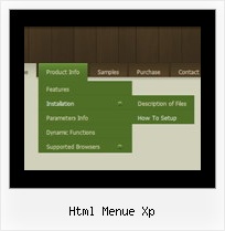 Html Menue Xp Menueleiste Horizontal In Frame