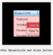 Html Menueleiste Auf Allen Seiten Javascript Menu Submenus