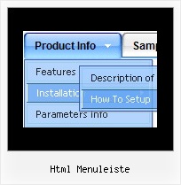 Html Menuleiste Floatable Menu
