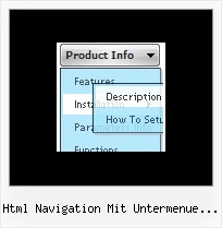 Html Navigation Mit Untermenue Code Generator Dropdown Rollover Menu