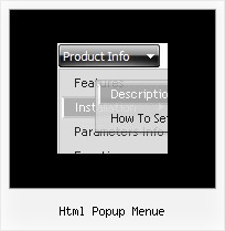 Html Popup Menue Javascript Menue Ohne Frame