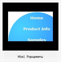 Html Popupmenu Liste Im Menue Html
