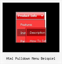 Html Pulldown Menu Beispiel Javascript Mouseover Menue Beispiel