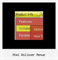 Html Rollover Menue Dropdown Menue Onmouseover