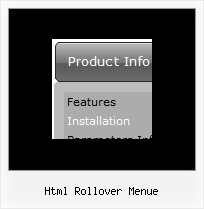 Html Rollover Menue Dynamic Menues