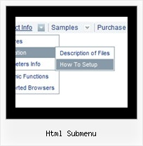 Html Submenu Javascript Schiebe Menue