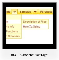Html Submenue Vorlage Button Editor