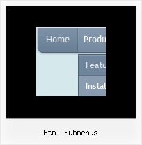 Html Submenus Floating Javascript Menue