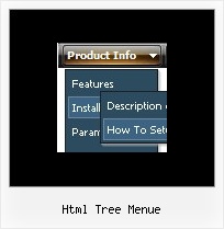 Html Tree Menue Animated Horizontal Menue