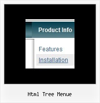 Html Tree Menue Rollover Button Mit Sub Menue