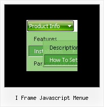 I Frame Javascript Menue Java Ul Dropdown Menue