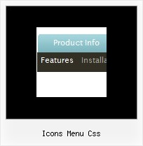 Icons Menu Css Mouseover Tabs Menue