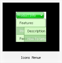 Icons Menue Html Menu Auf Jeder Seite