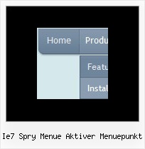Ie7 Spry Menue Aktiver Menuepunkt Html Vorzulegen Stil