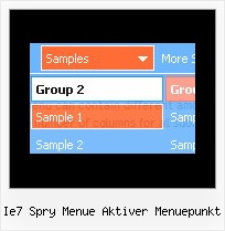 Ie7 Spry Menue Aktiver Menuepunkt Einfache Menus