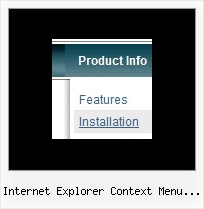 Internet Explorer Context Menu Subitems Vertikales Menue Css Mehrstufig