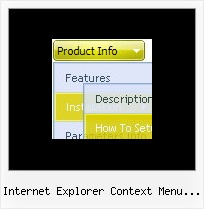 Internet Explorer Context Menu Subitems Menue Template