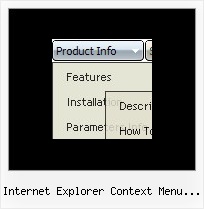 Internet Explorer Context Menu Subitems Vista Menueleiste Css