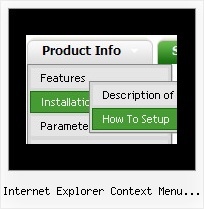 Internet Explorer Context Menu Subitems Vertikale Menue Homepage Download