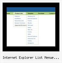 Internet Explorer List Menue Transparenz Dropdown Menu Tree Funktion