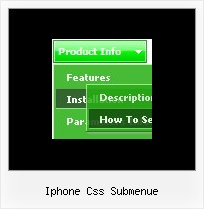 Iphone Css Submenue Javascripte Menu