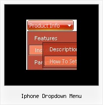 Iphone Dropdown Menu Dropdown Menue Template