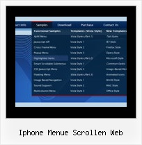 Iphone Menue Scrollen Web Web Menue Erstellen Horizontal