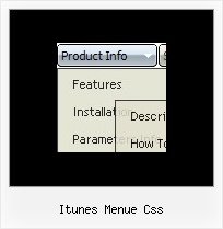 Itunes Menue Css Popup Menue Ueber 2 Frames