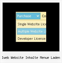 Iweb Website Inhalte Menue Laden Css Div Simple Rollover Menue