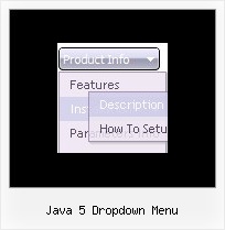Java 5 Dropdown Menu Css Menu Over Object