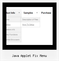 Java Applet Fix Menu Navigations Menue Java Script