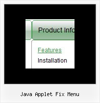 Java Applet Fix Menu Cross Frame Menu Horizontal