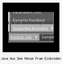 Java Aus Dem Menue Fram Einbinden Nero Menuevorlagen Einfuegen