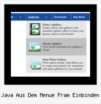 Java Aus Dem Menue Fram Einbinden Menue Javascript