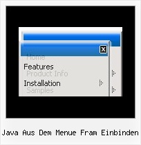 Java Aus Dem Menue Fram Einbinden Frame Css Menue