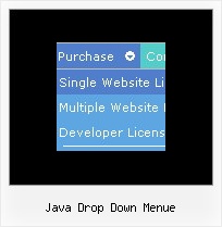 Java Drop Down Menue Roll Down Menu Css